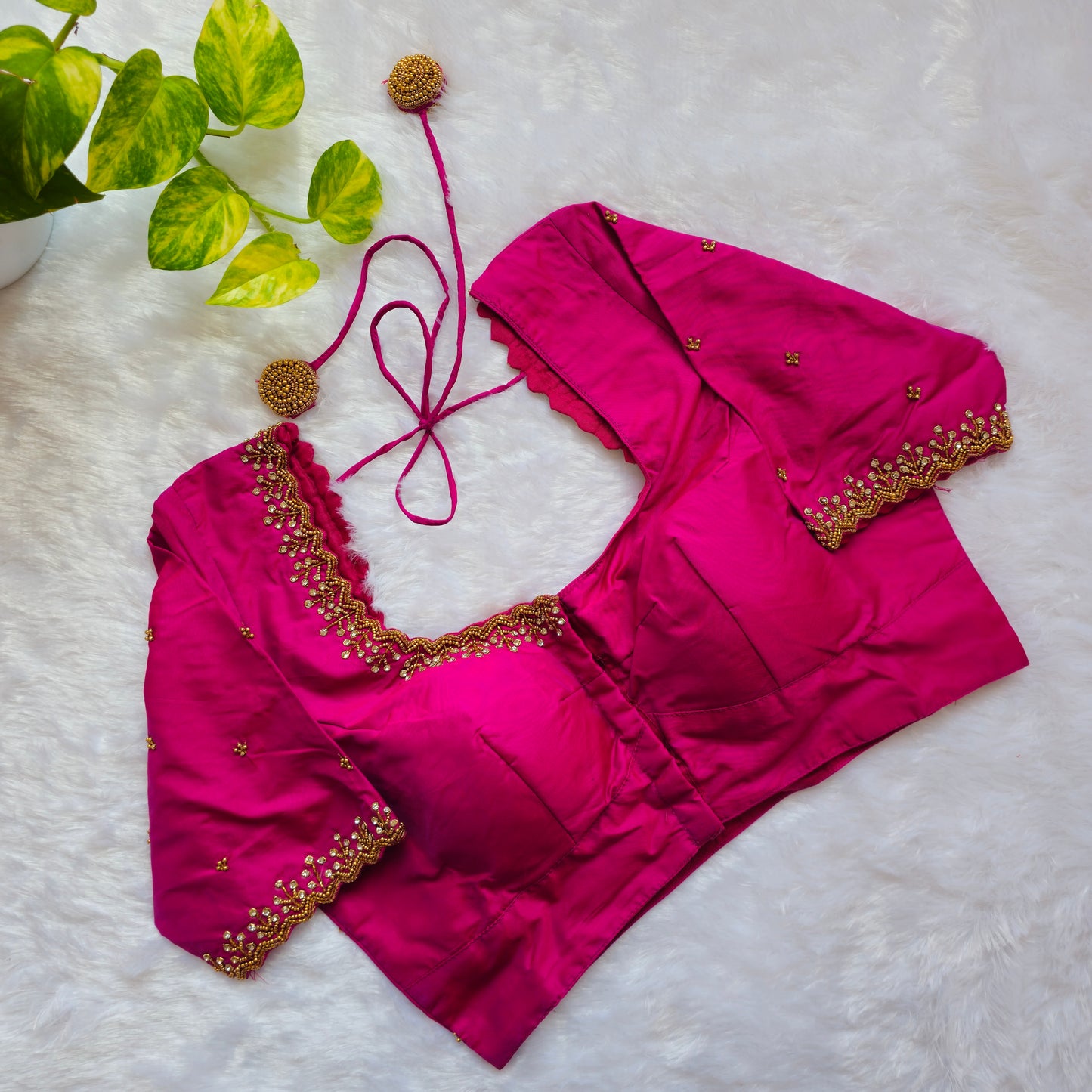 Pink Handwork Blouse