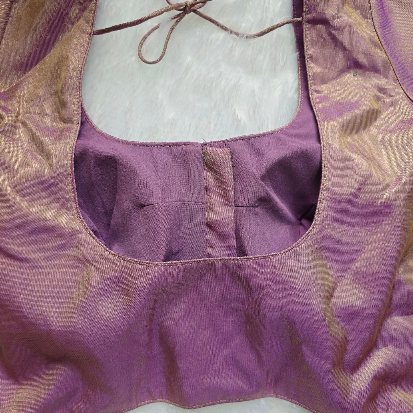 Lilac Tissue Plain Blouse