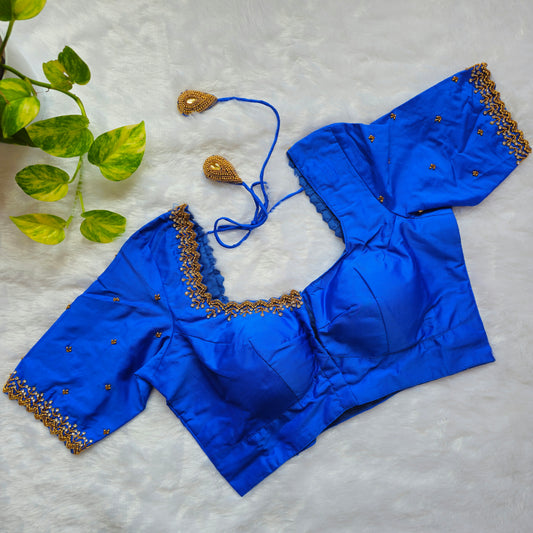 Blue Handwork Blouse