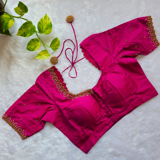 Pink Handwork Blouse