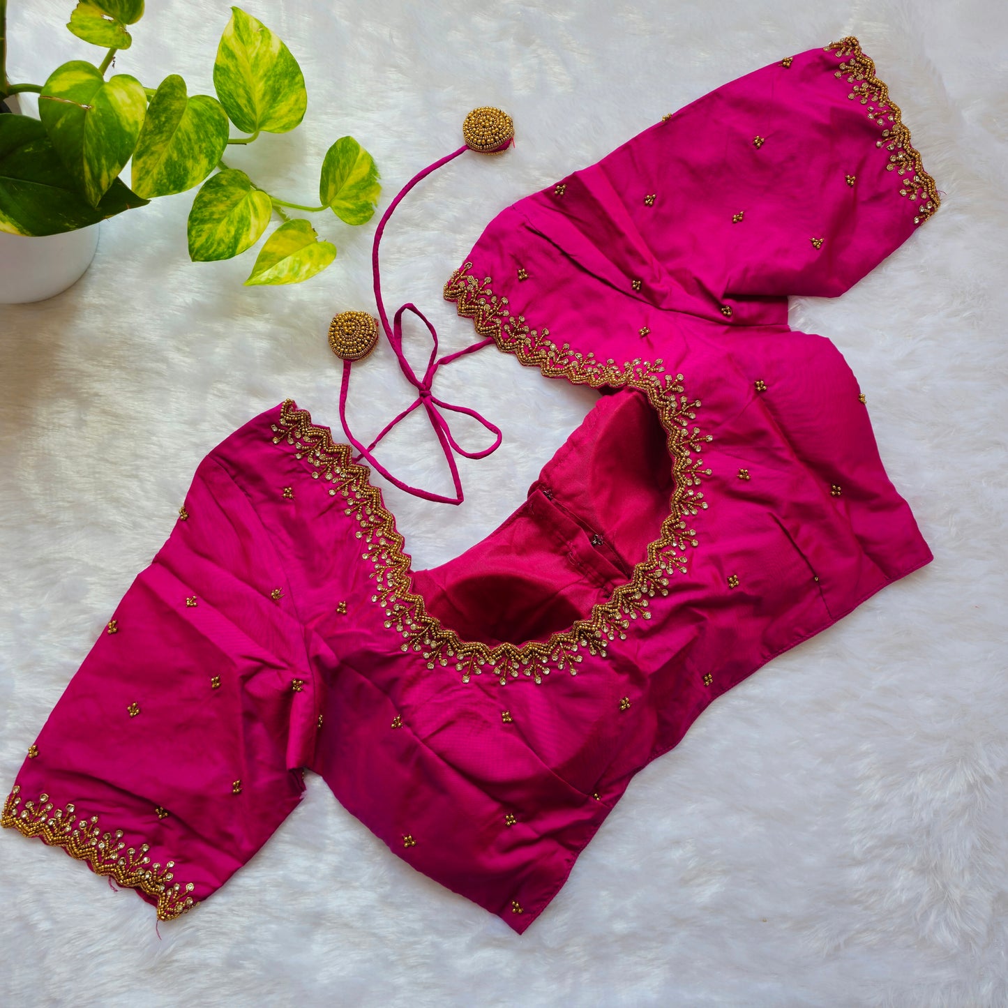 Pink Handwork Blouse