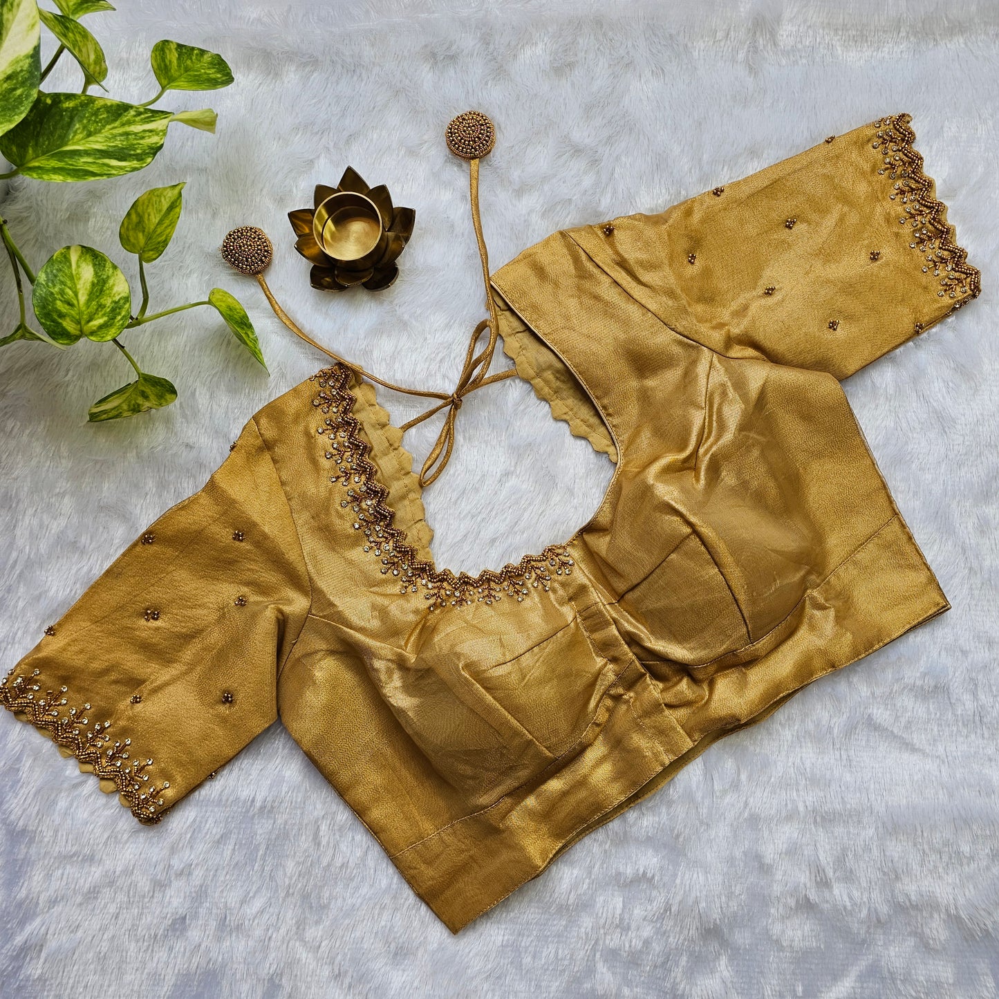 Gold Handwork Blouse
