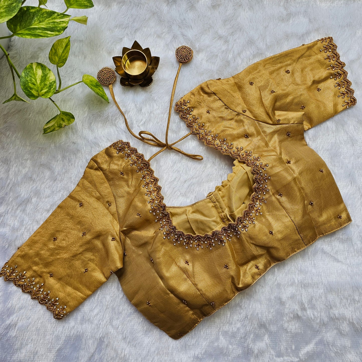 Gold Handwork Blouse