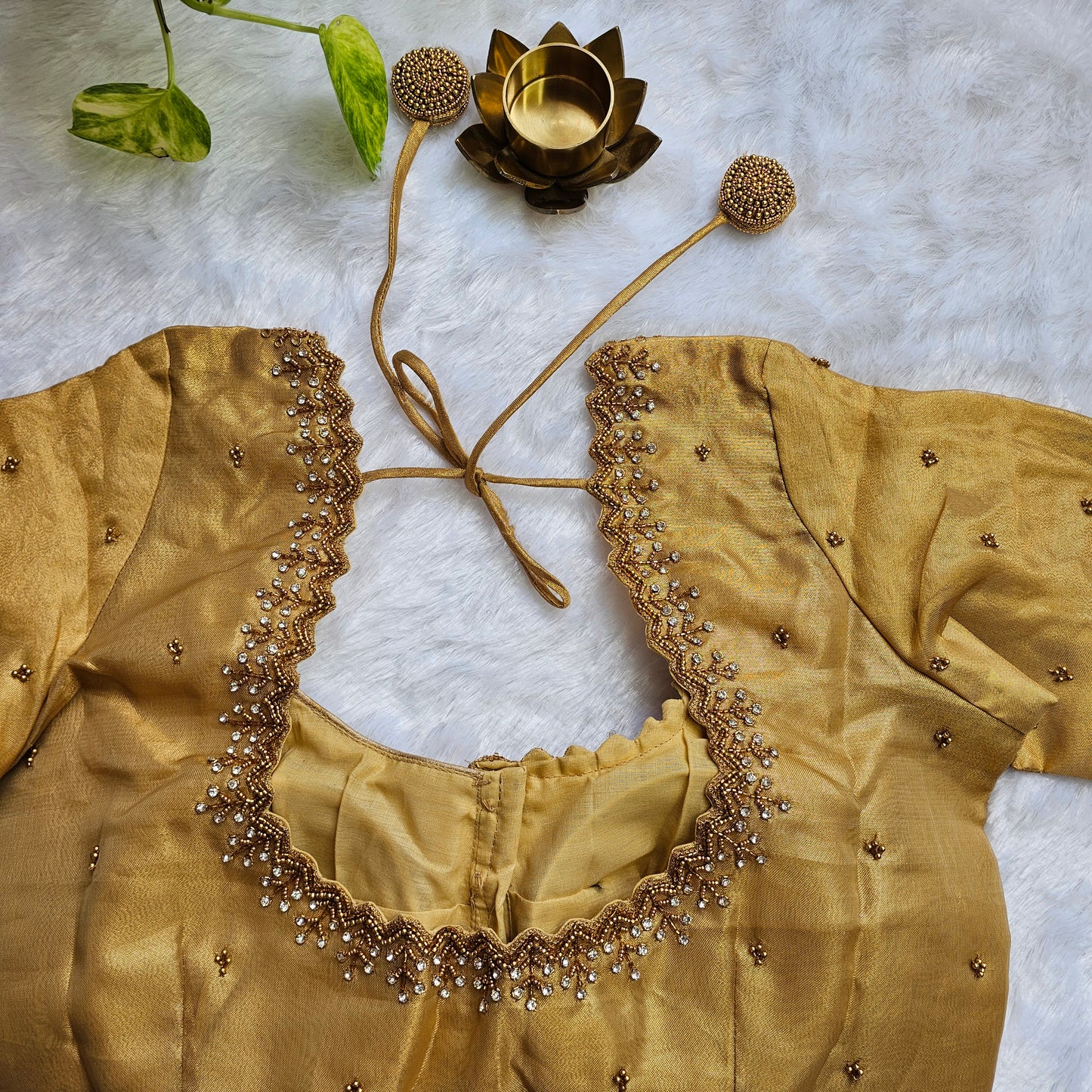 Gold Handwork Blouse