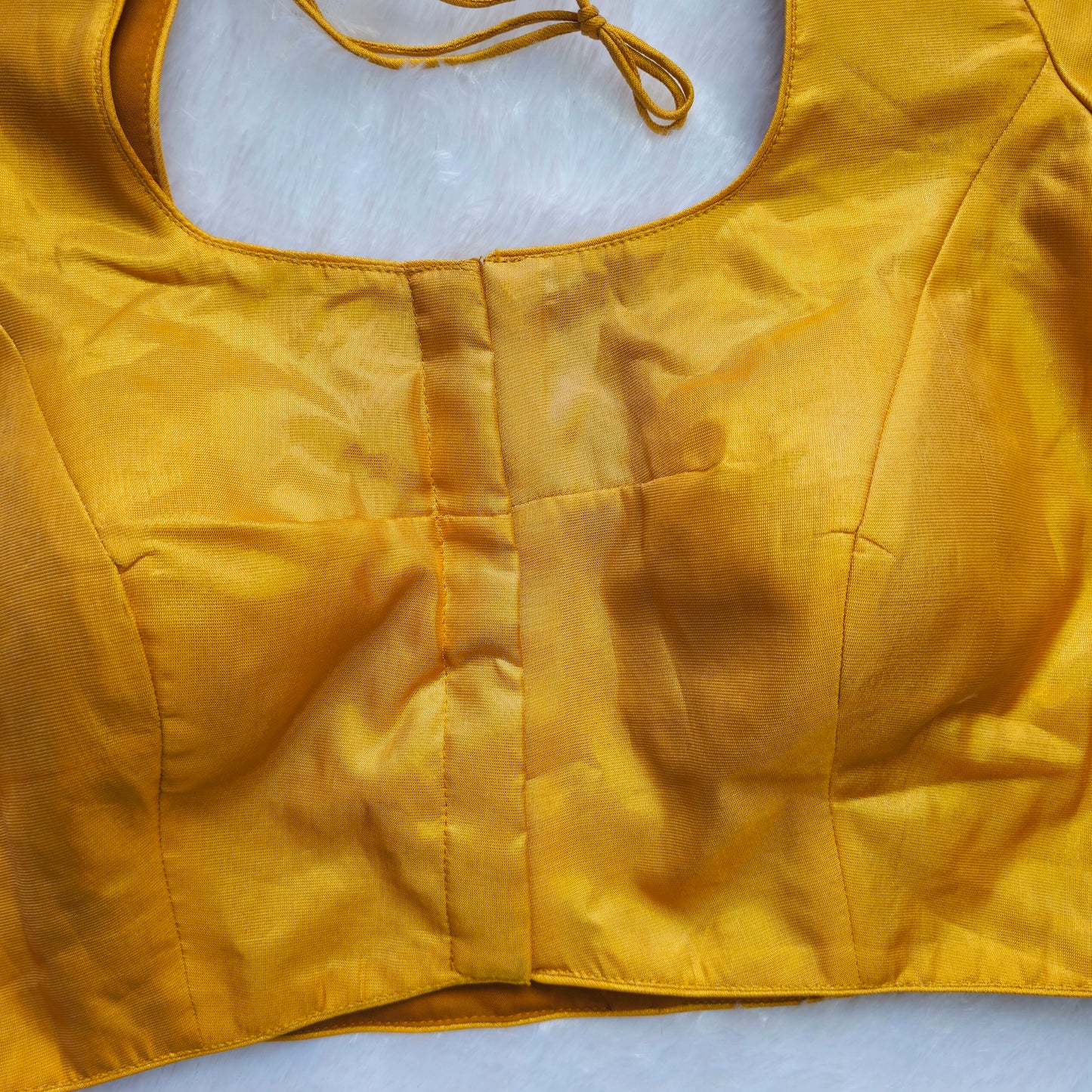 Gold Tissue Plain Blouse
