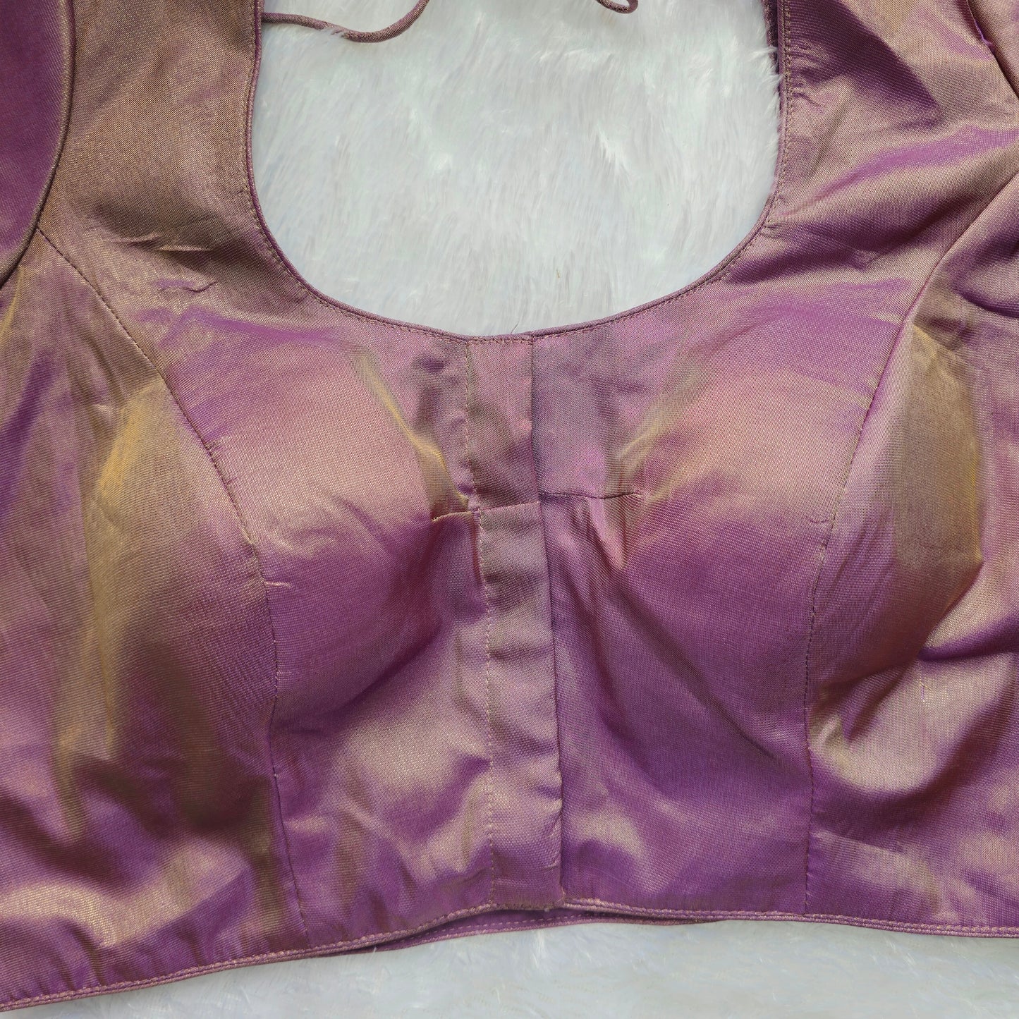 Lilac Tissue Plain Blouse