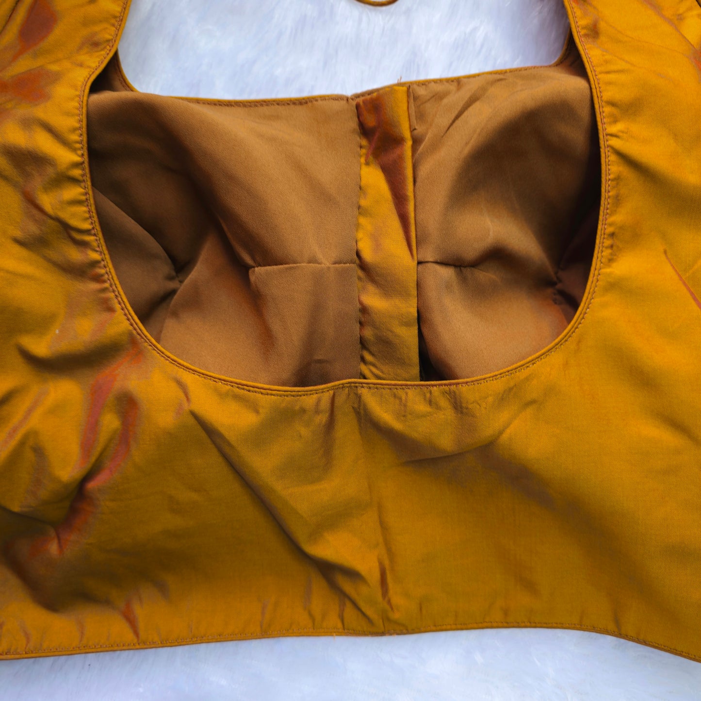 Brown Plain Blouse
