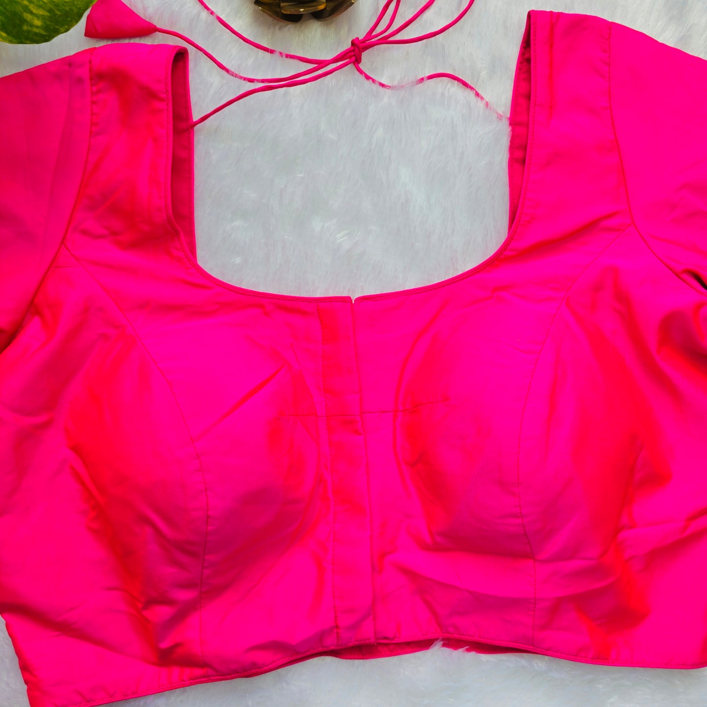 Rani Pink Plain Blouse
