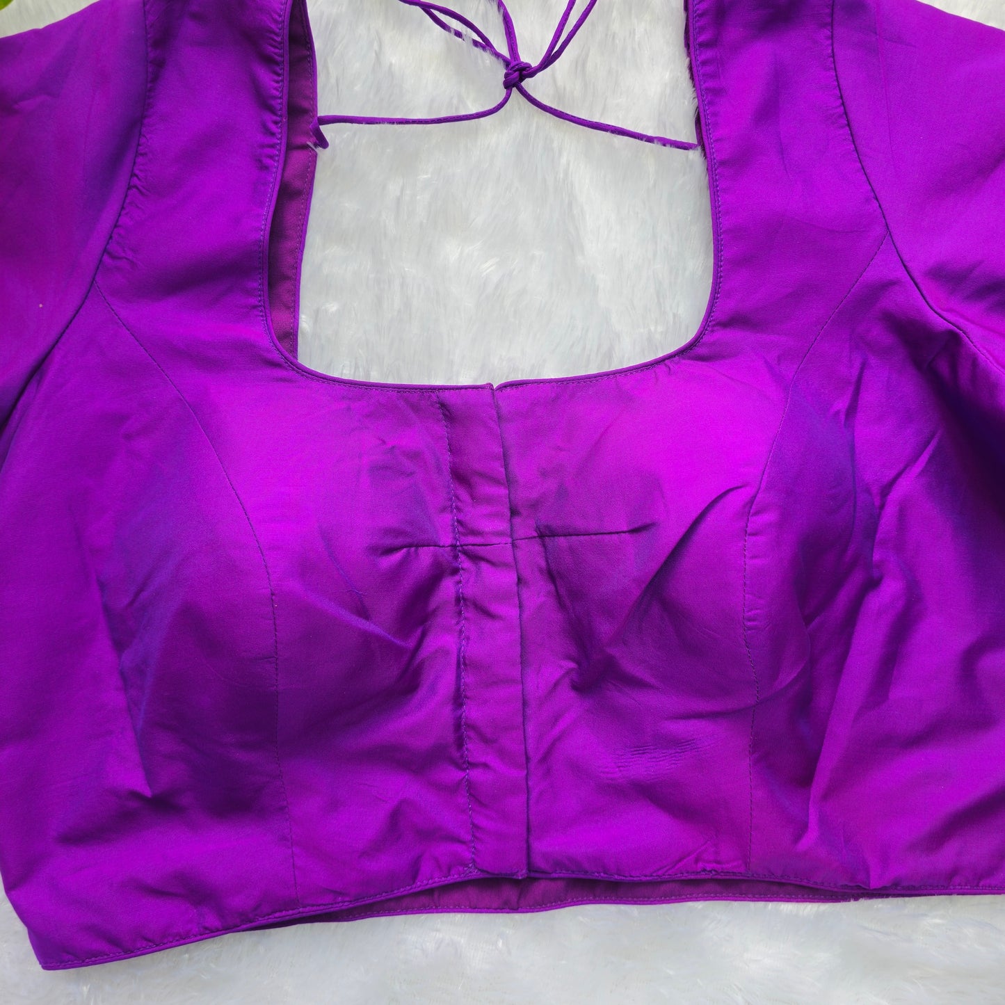 Purple Plain Blouse