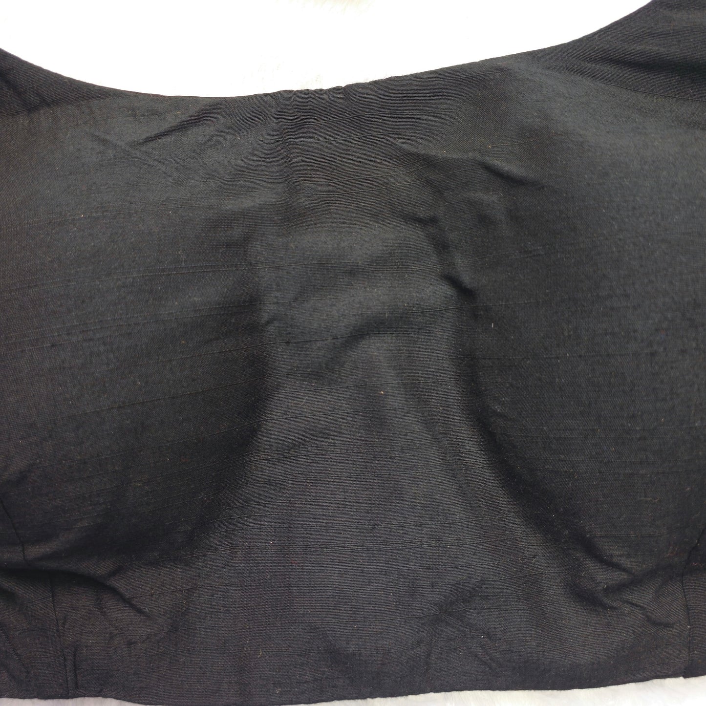 Black Plain Cotton Bollywood style Blouse