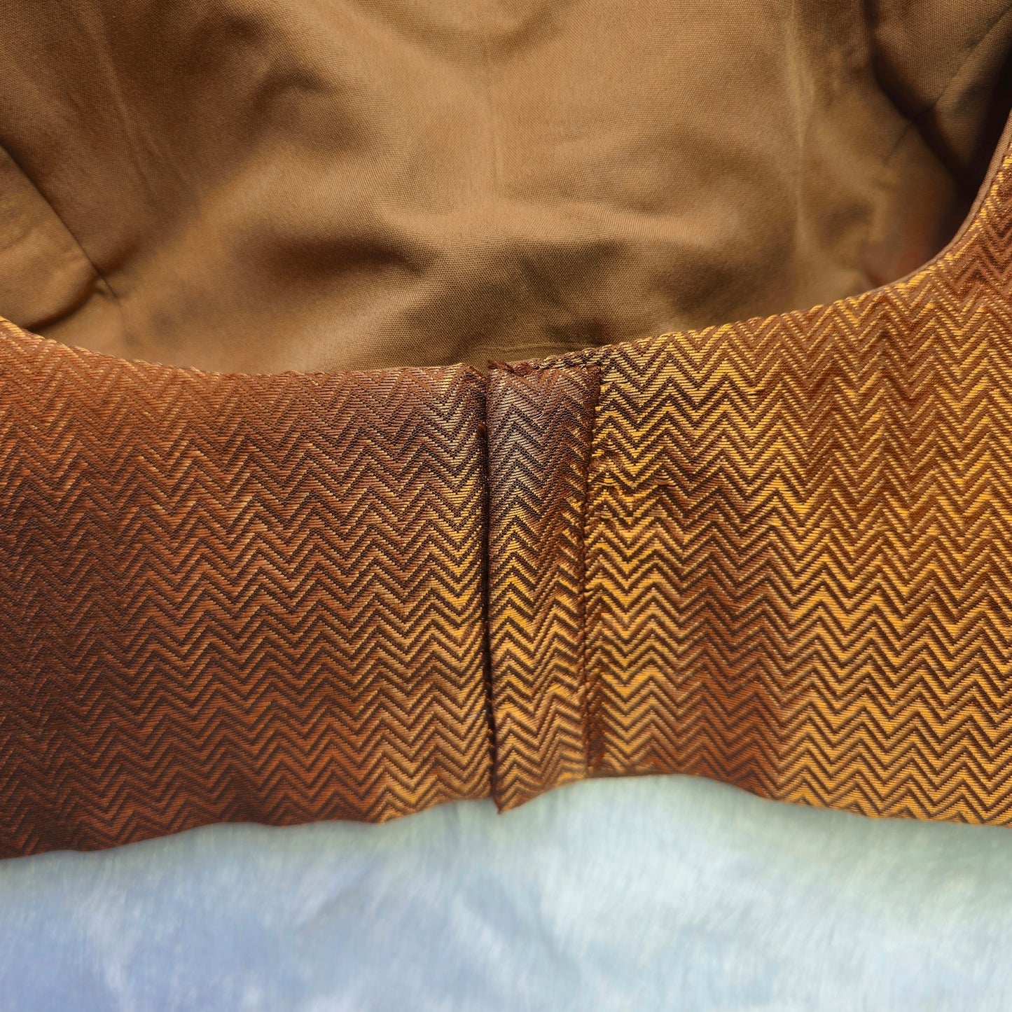 Copper Bollywood style Brocade Blouse